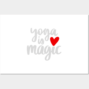 Magical word ( Yoga is Magic ) -  T-Shirt Posters and Art